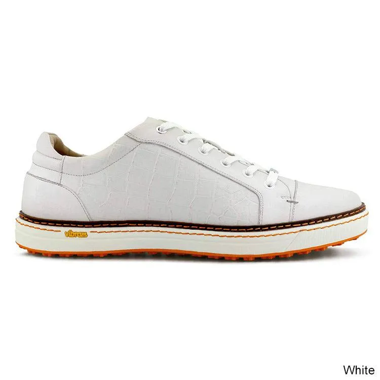 Royal Albatross Club Croco Golf Shoes 6.0 White