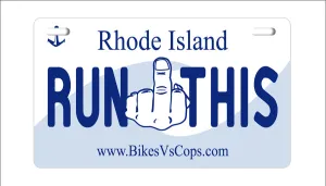 RUN THIS PLATE - RHODE ISLAND