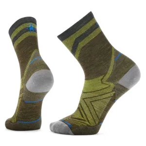 Run Zero Cushion Mid Crew Pattern Socks - SW001656