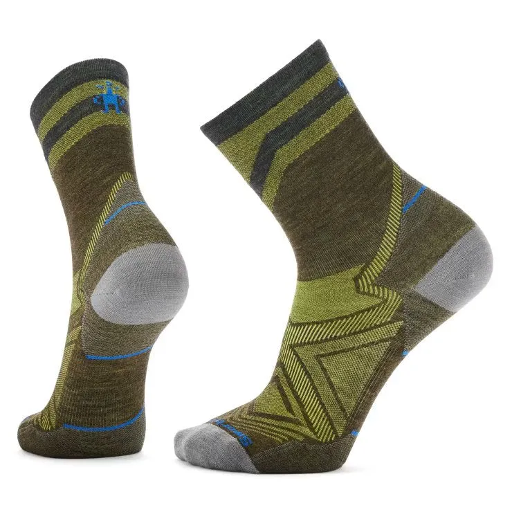 Run Zero Cushion Mid Crew Pattern Socks - SW001656