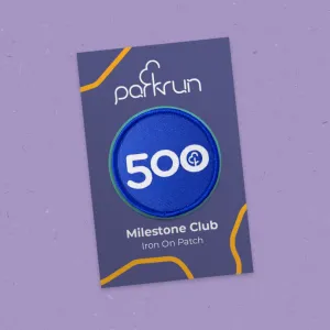 Run/Walk 500 Milestone Woven Patch