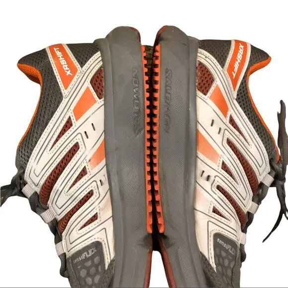 Salomon XR Shift Trail Running Shoes Orange Gray 9