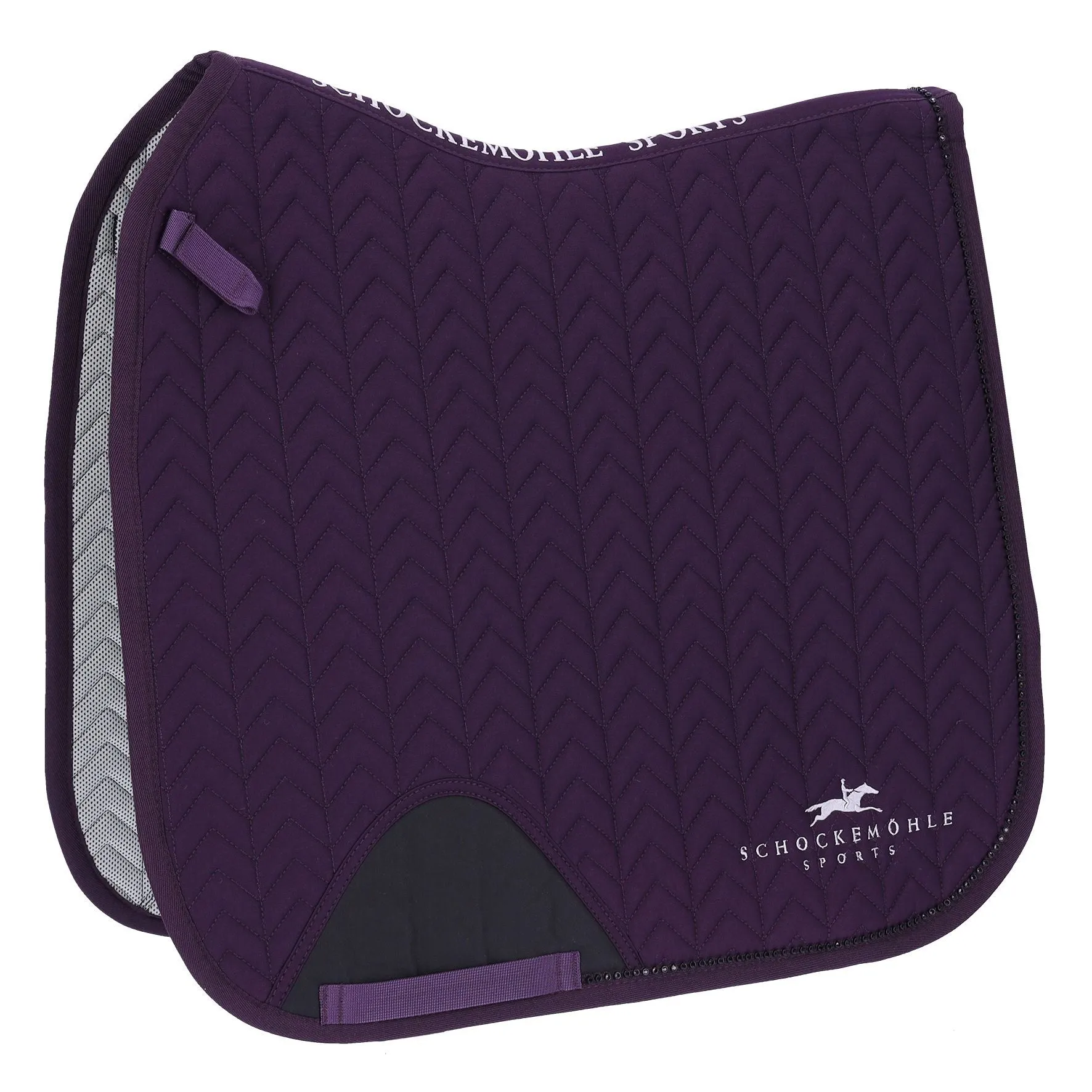Schockemohle Power Pad D Logo Style Deep Mauve