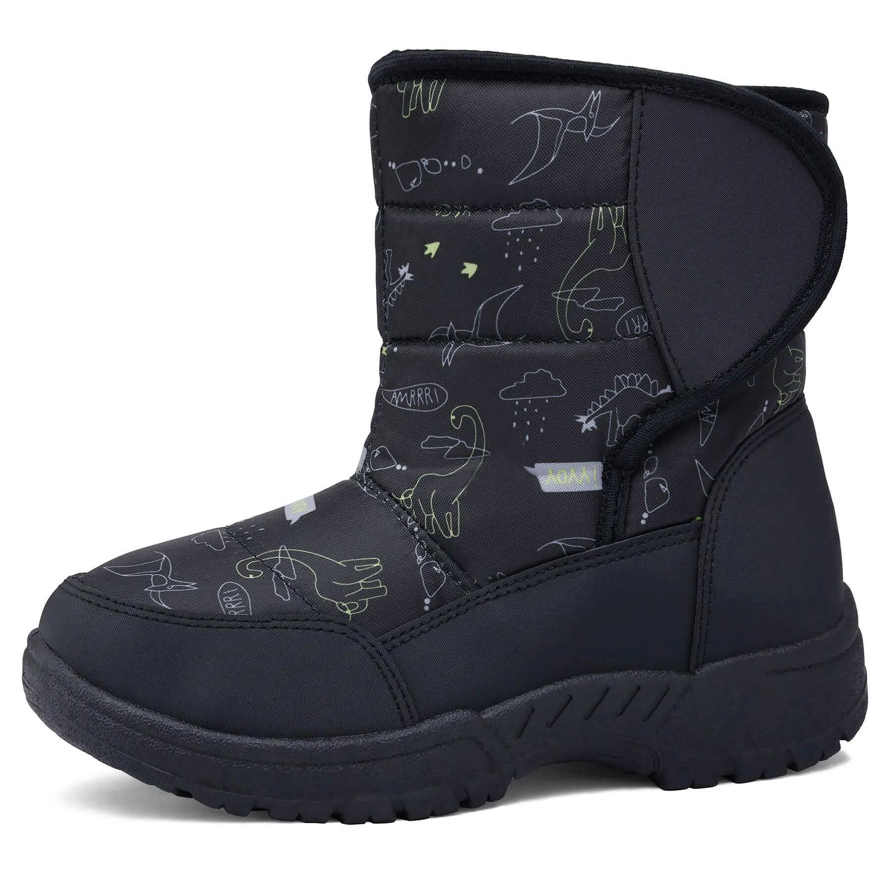 Simple Dinosaur Waterproof Non-Slip Snow Boots