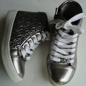 SIZE 11. Michael Kors Hightop Sneakers for Girls .