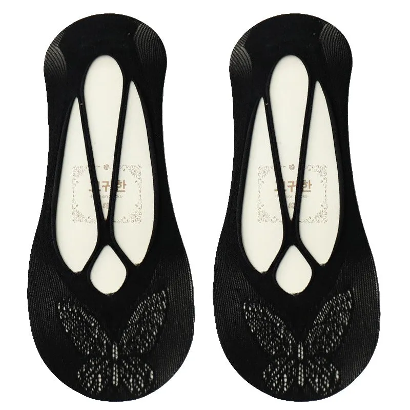 Sling Anti-off Heel Shallow Mouth Low Cut Thin Simple Invisible Socks