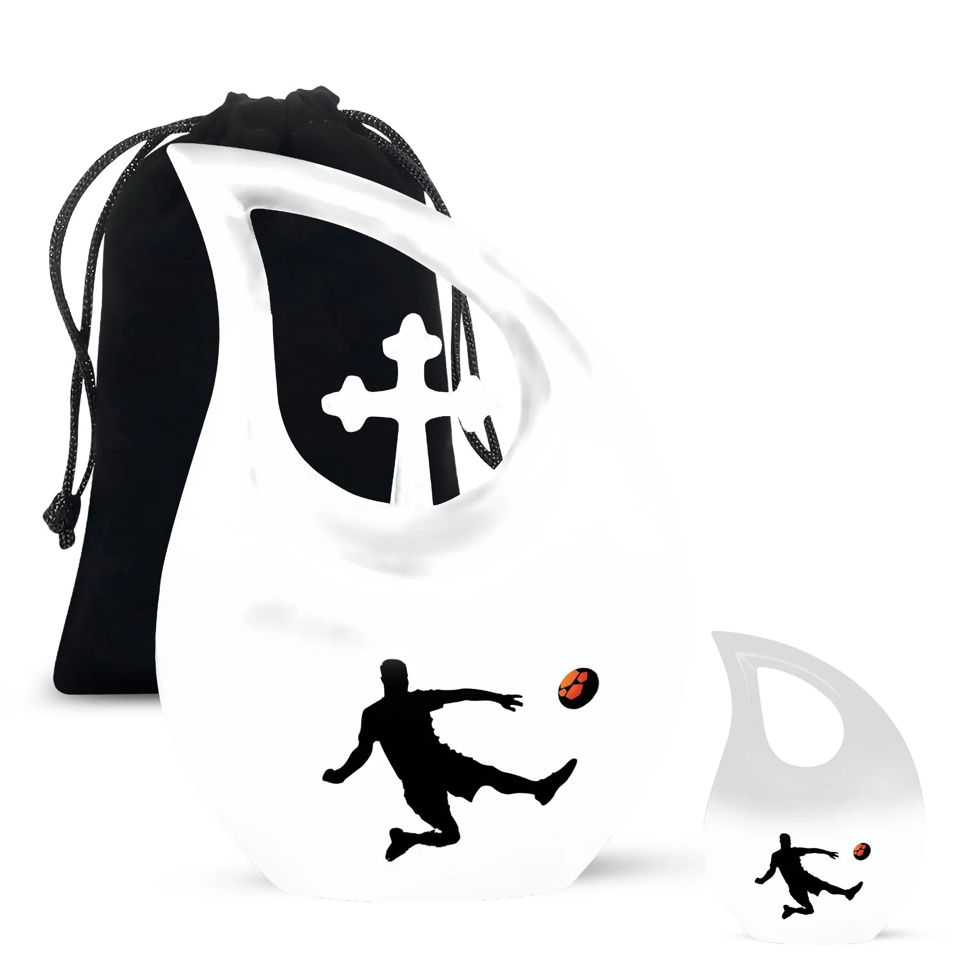 Soccer-Inspired Beautiful Memorial Urn - Custom Keepsake of Love