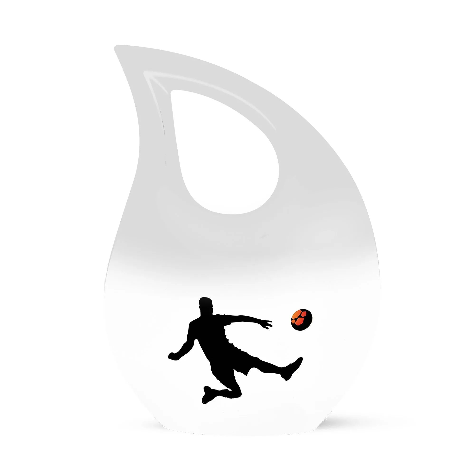 Soccer-Inspired Beautiful Memorial Urn - Custom Keepsake of Love