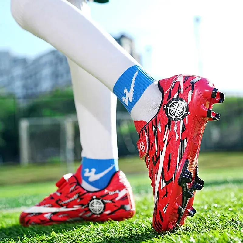 Soccer Shoes Kids Football Shoes TF/FG Cleats Grass Training Sport Footwear Trend Sneaker