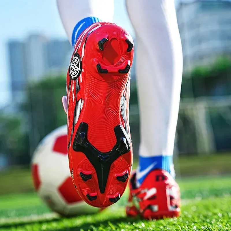 Soccer Shoes Kids Football Shoes TF/FG Cleats Grass Training Sport Footwear Trend Sneaker
