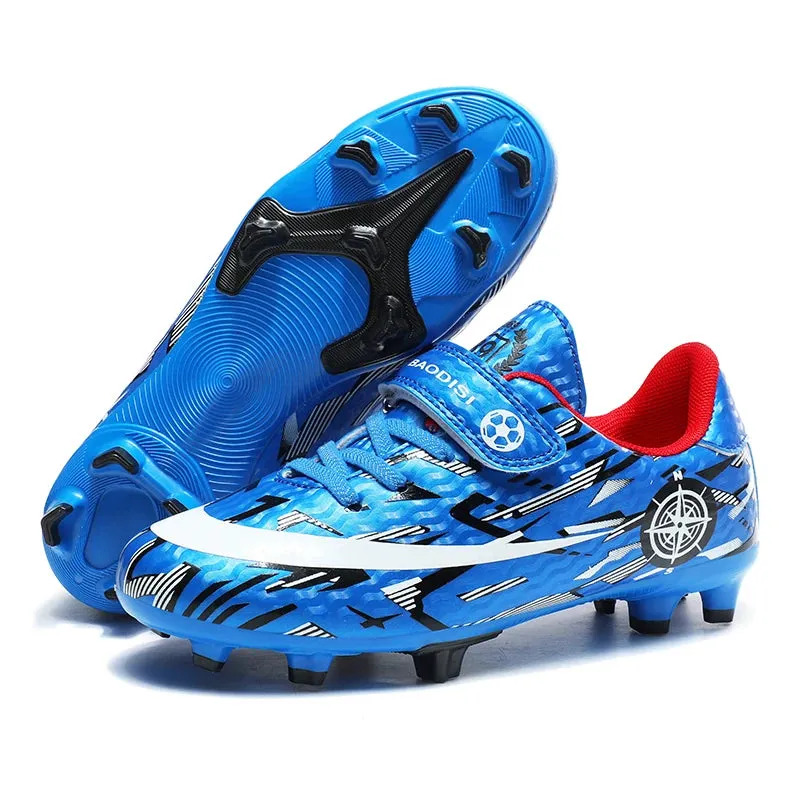 Soccer Shoes Kids Football Shoes TF/FG Cleats Grass Training Sport Footwear Trend Sneaker