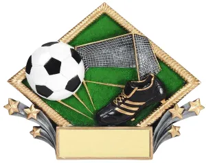 Soccer Trophy - Diamond Green