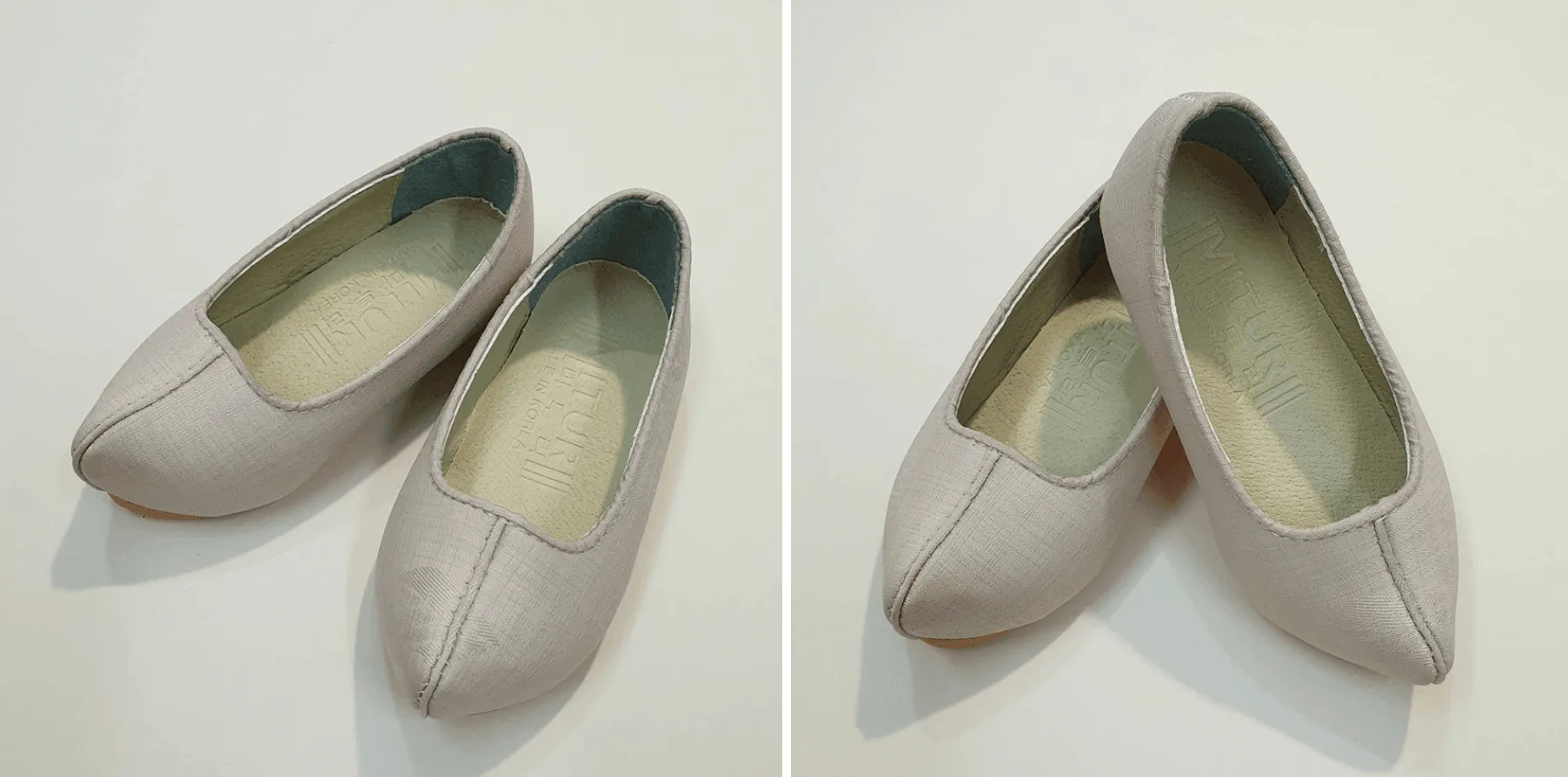Solid Beige Boy Hanbok Shoes (130~140mm)
