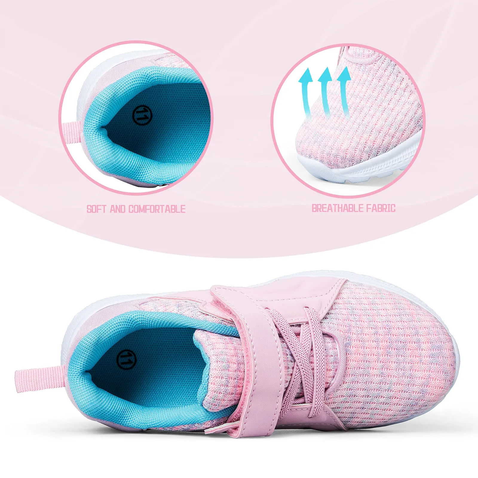 Solid Lace-up Mesh Breathable Tennis Sneakers