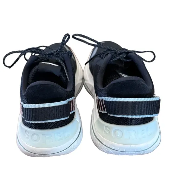 Sorel Explorer Blitz Leisure Lace Tennis Shoes Black Blue Hint Women’s Size 9.5