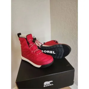 SOREL Whitney II Short Waterproof Insulated Boot, Toddler Size 12, Red, NWT