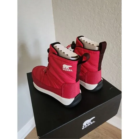 SOREL Whitney II Short Waterproof Insulated Boot, Toddler Size 12, Red, NWT