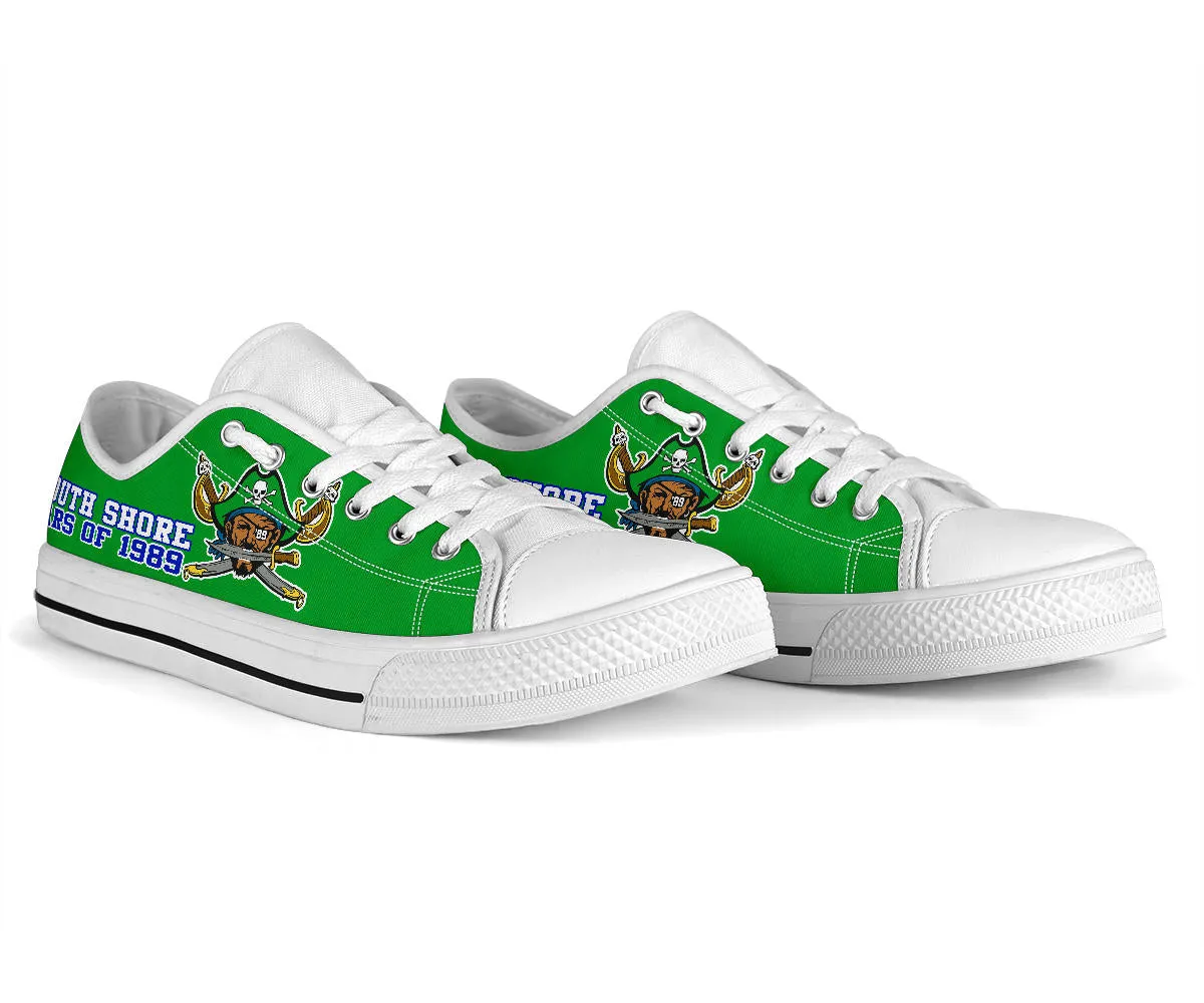 South Shore Green Tars of 89  Low Top canvas shoes