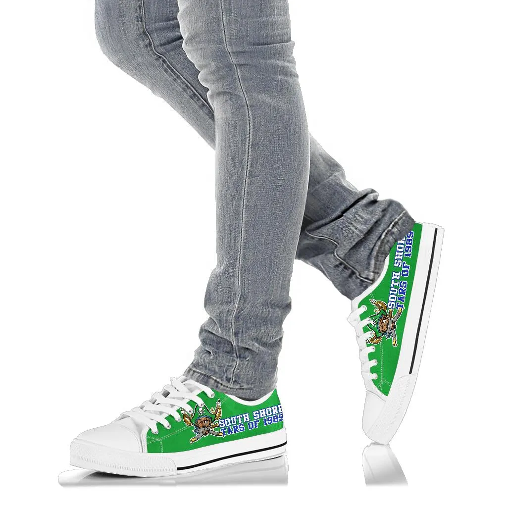 South Shore Green Tars of 89  Low Top canvas shoes