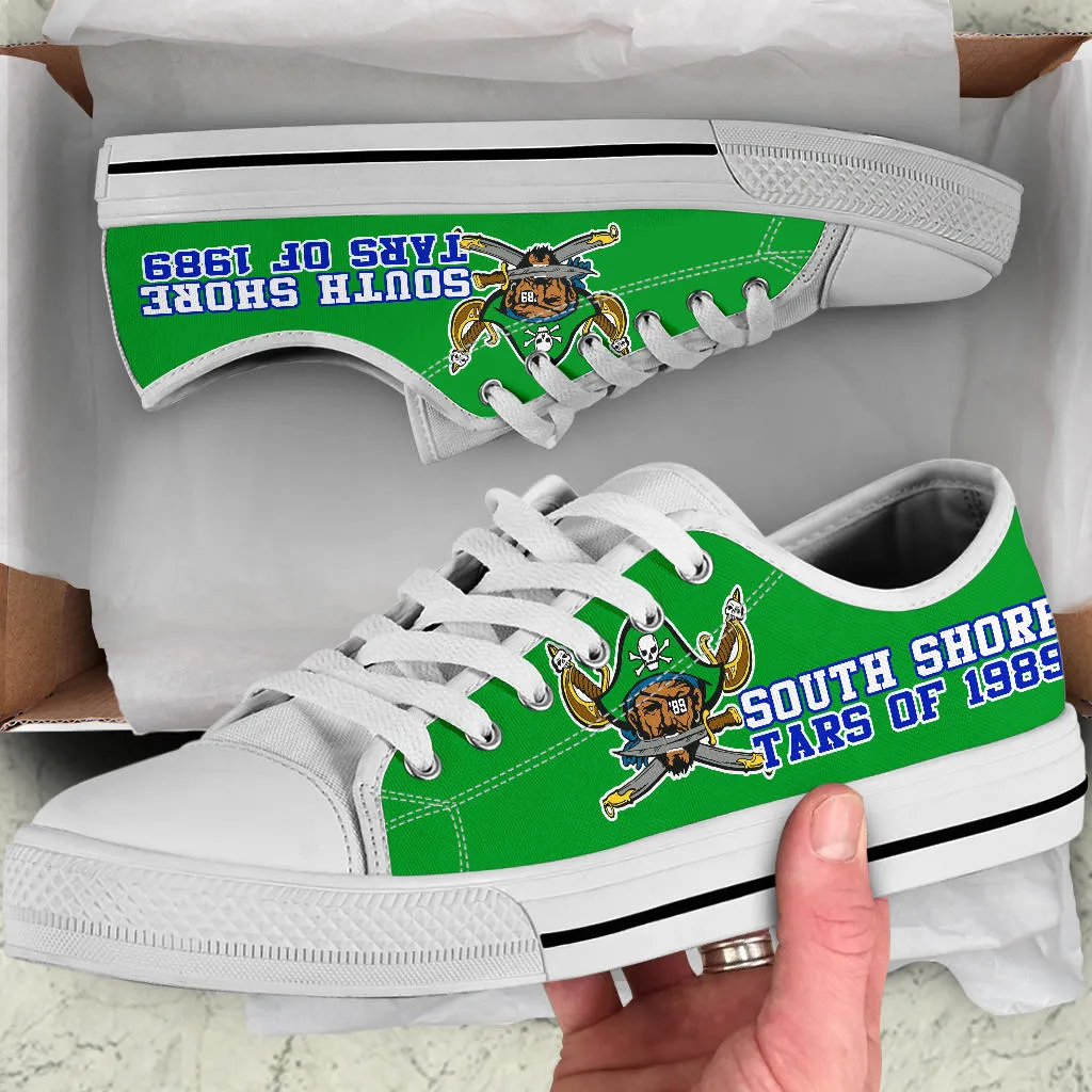 South Shore Green Tars of 89  Low Top canvas shoes