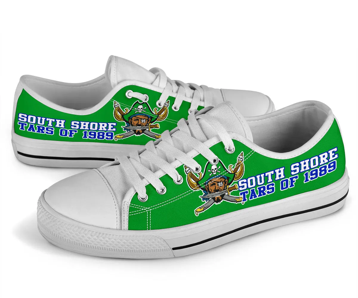 South Shore Green Tars of 89  Low Top canvas shoes