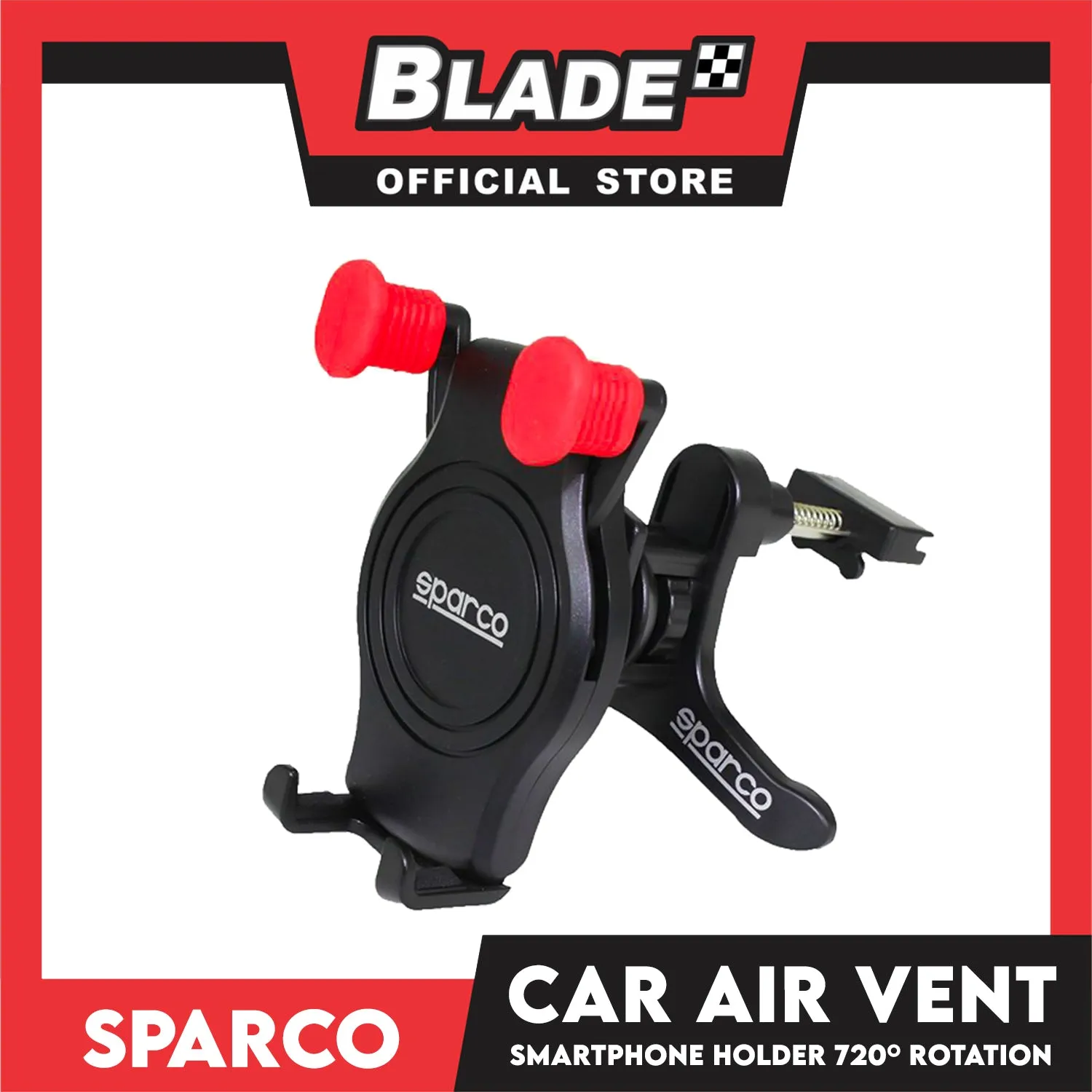Sparco Car Air Vent Smartphone Holder SPC5104 (Black)