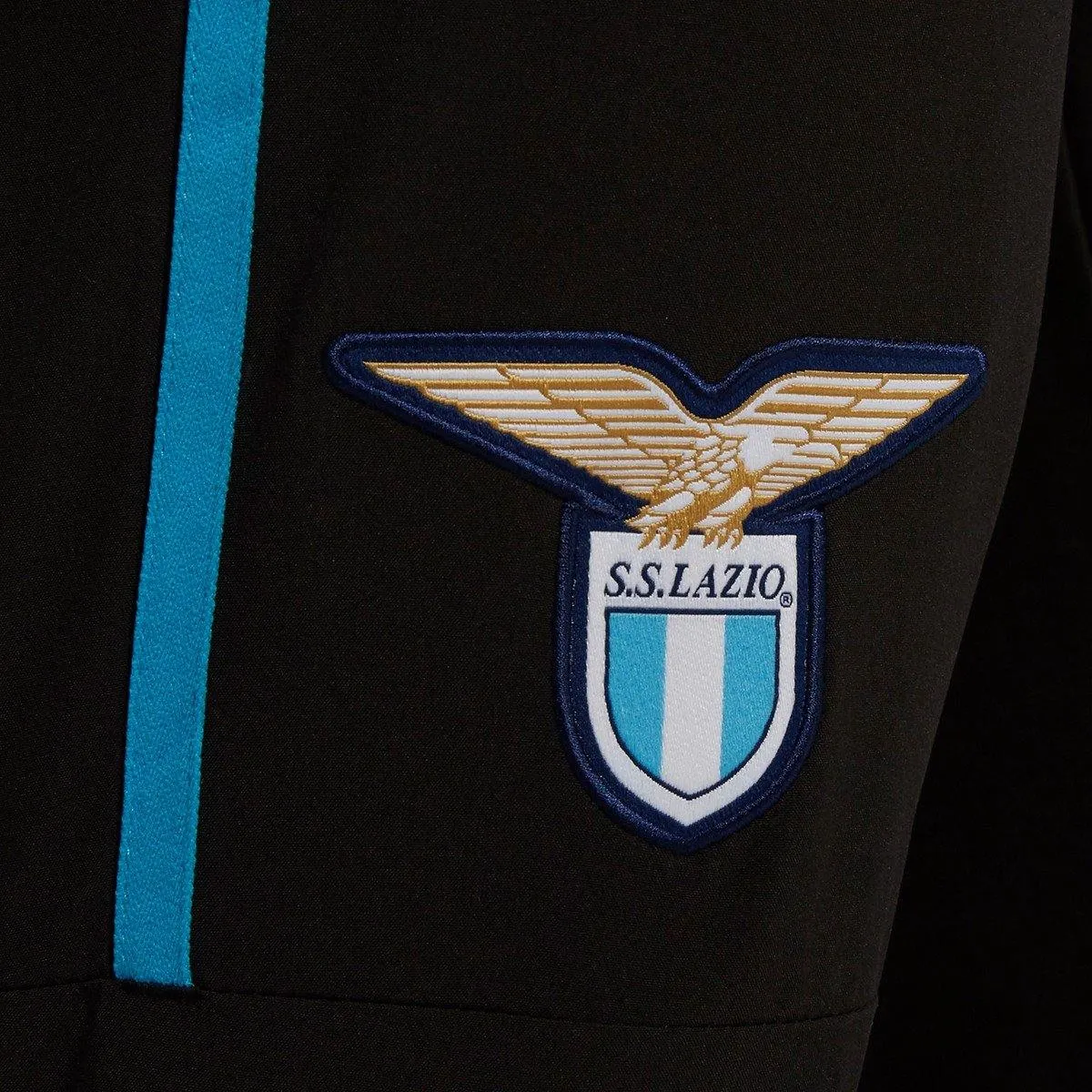 SS Lazio black presentation soccer tracksuit 2018/19 - Macron