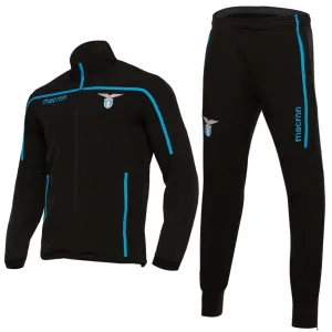 SS Lazio black presentation soccer tracksuit 2018/19 - Macron