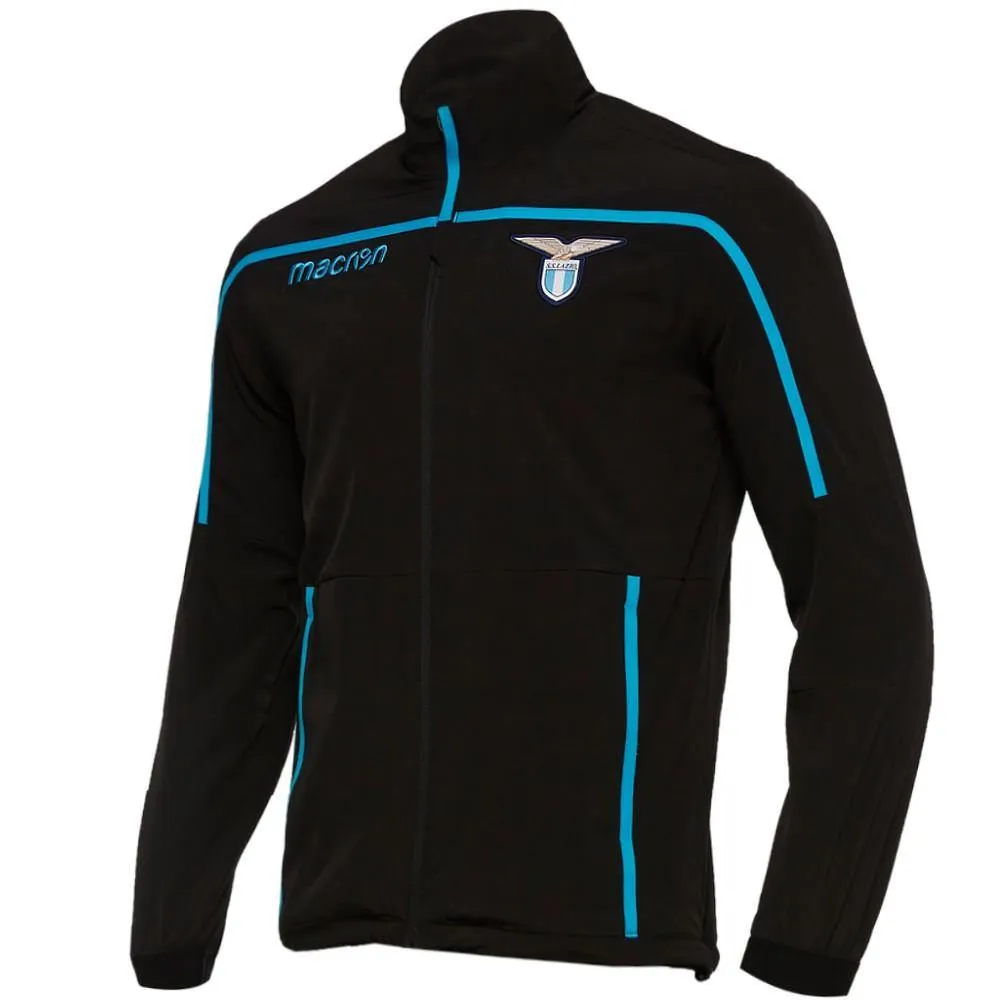 SS Lazio black presentation soccer tracksuit 2018/19 - Macron