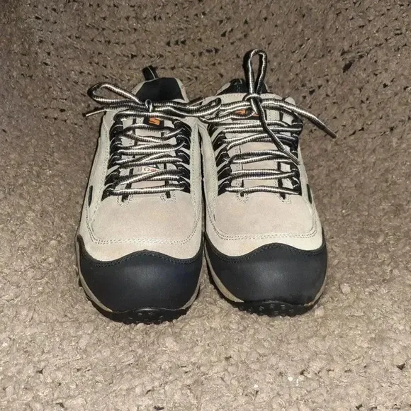STC-Hiking/Work Shoes HK-R-Bruce-Reinforced Toe-Camel Suede-Sz 8.5-NWOT