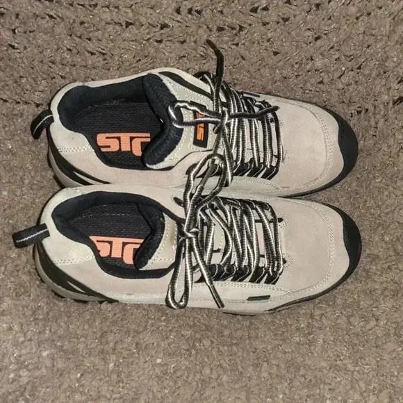 STC-Hiking/Work Shoes HK-R-Bruce-Reinforced Toe-Camel Suede-Sz 8.5-NWOT