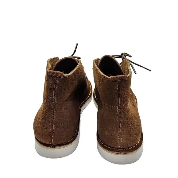 Steve Madden Men's Wally Cognac Suede Lace-Up Shoes  - 9
