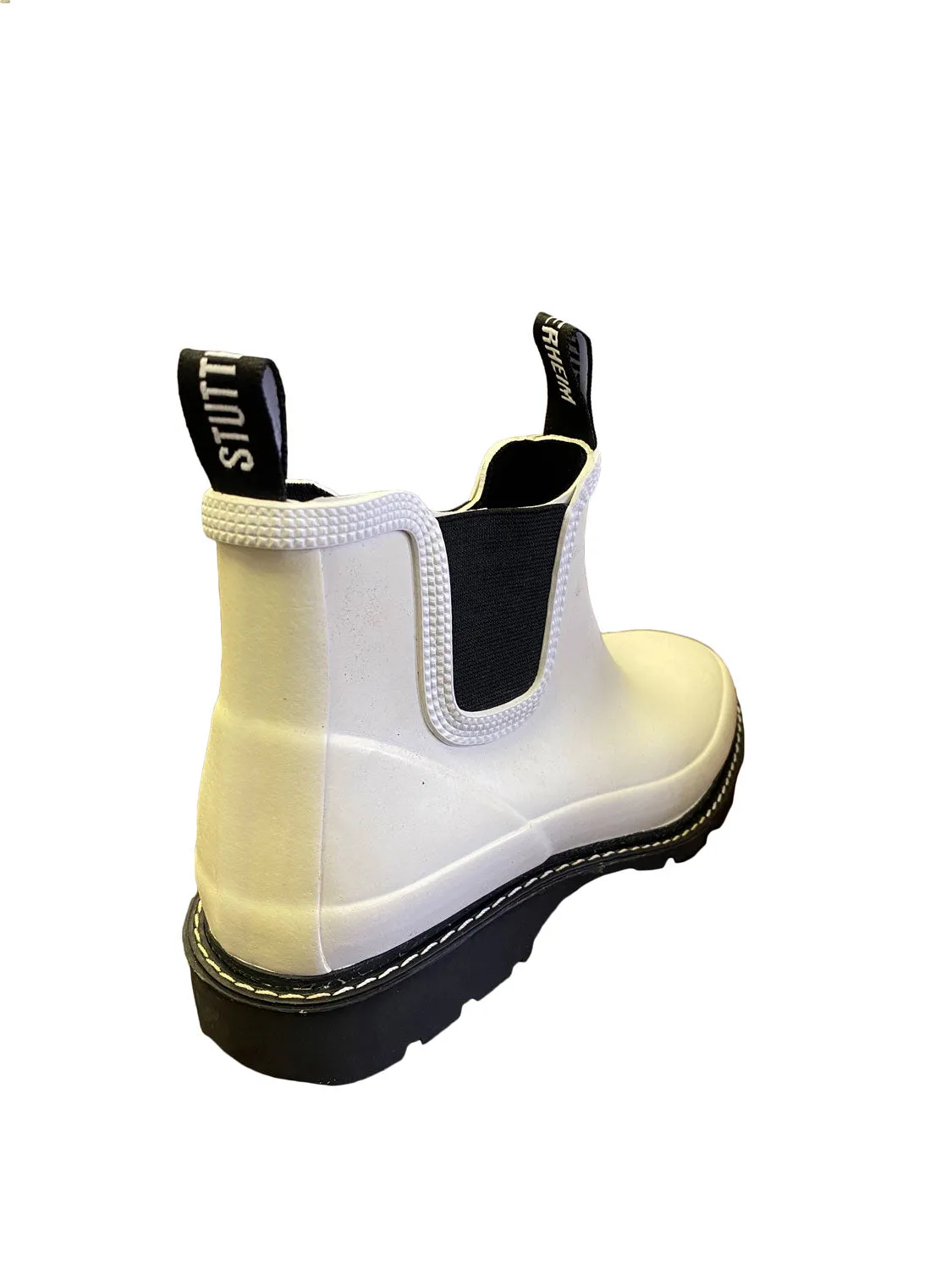 STUTTERHEIM Women's Off-White Rusken Rubber Rainboots NWD