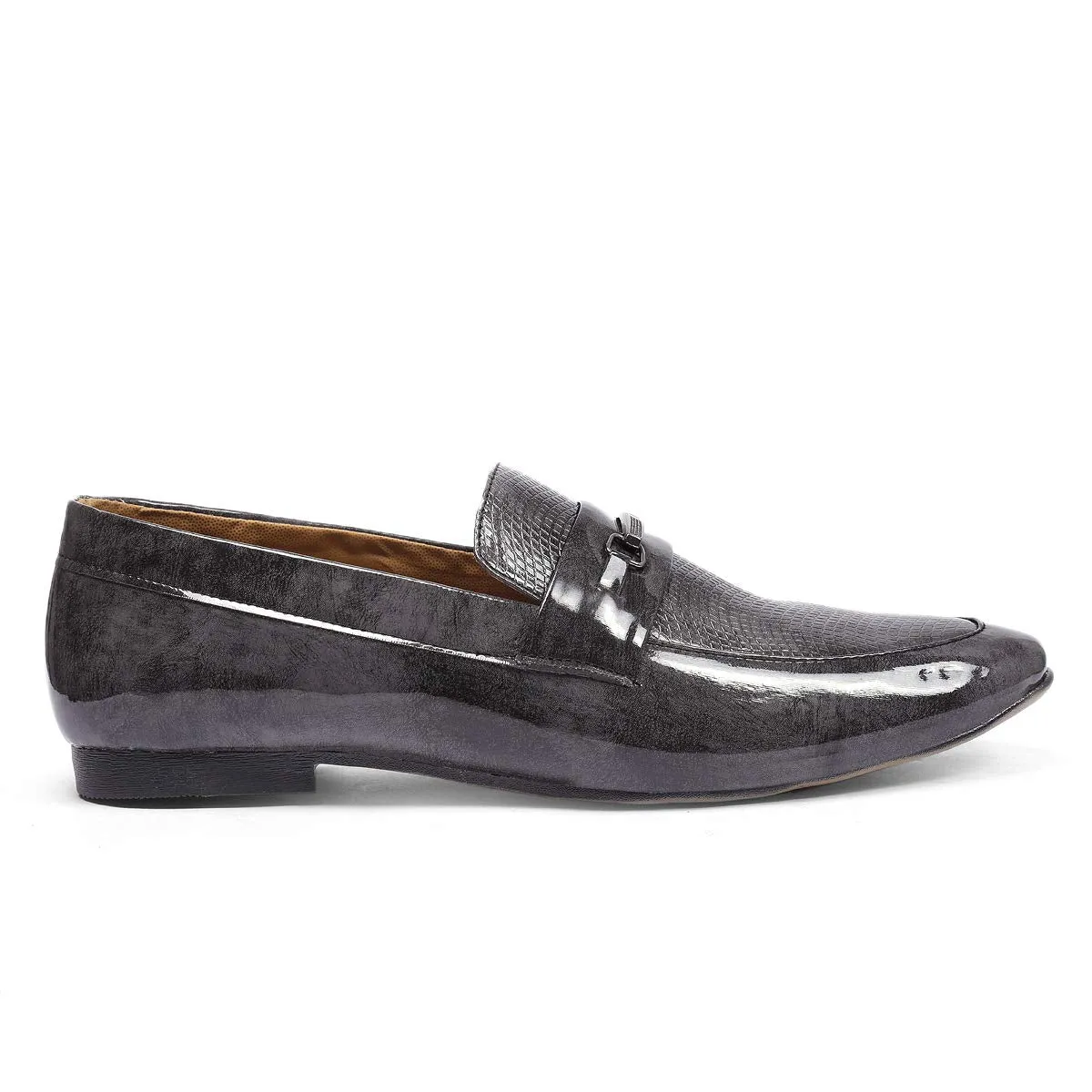 Stylish Pattern Pu Leather Loafer & Moccasins Shoes For Men's-JonasParamount