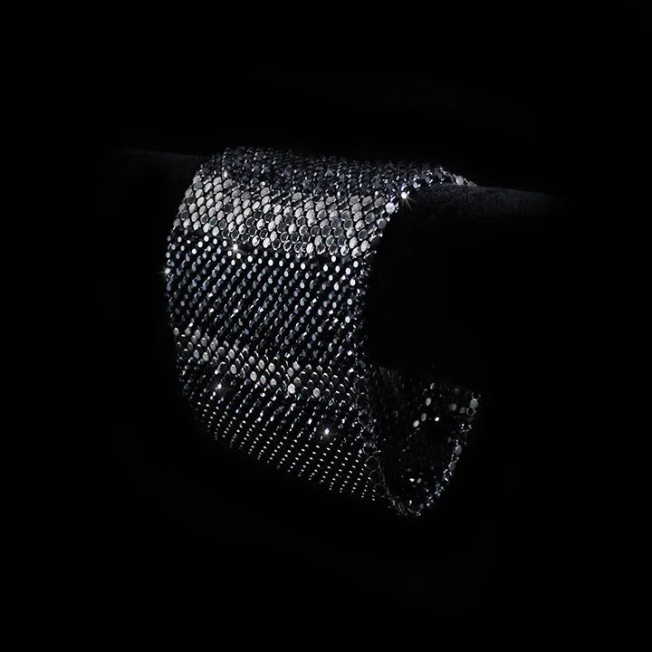 Swarovski Crystal & Metal Mesh Bracelet