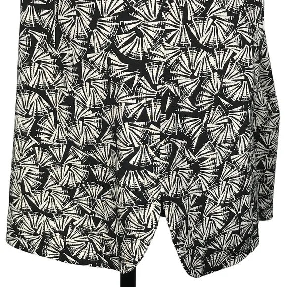 Tail Tennis Skirt Set Black White Print Tank Top Skirt Skort Pickleball Outfit