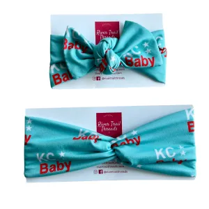 Teal KC Baby Soccer Headband