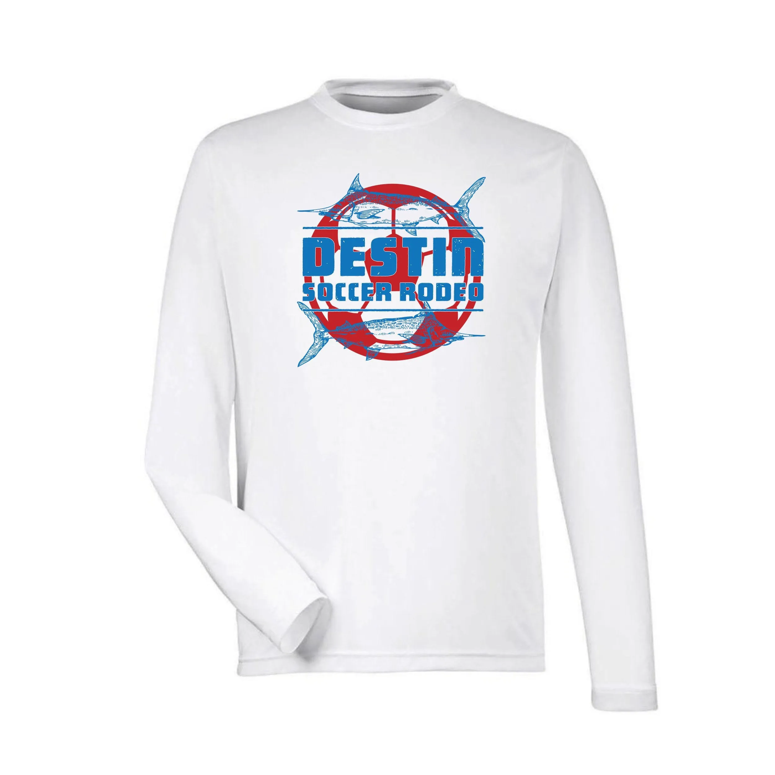 Team 365 Zone Performance Long Sleeve Shirts Destin Soccer Rodeo