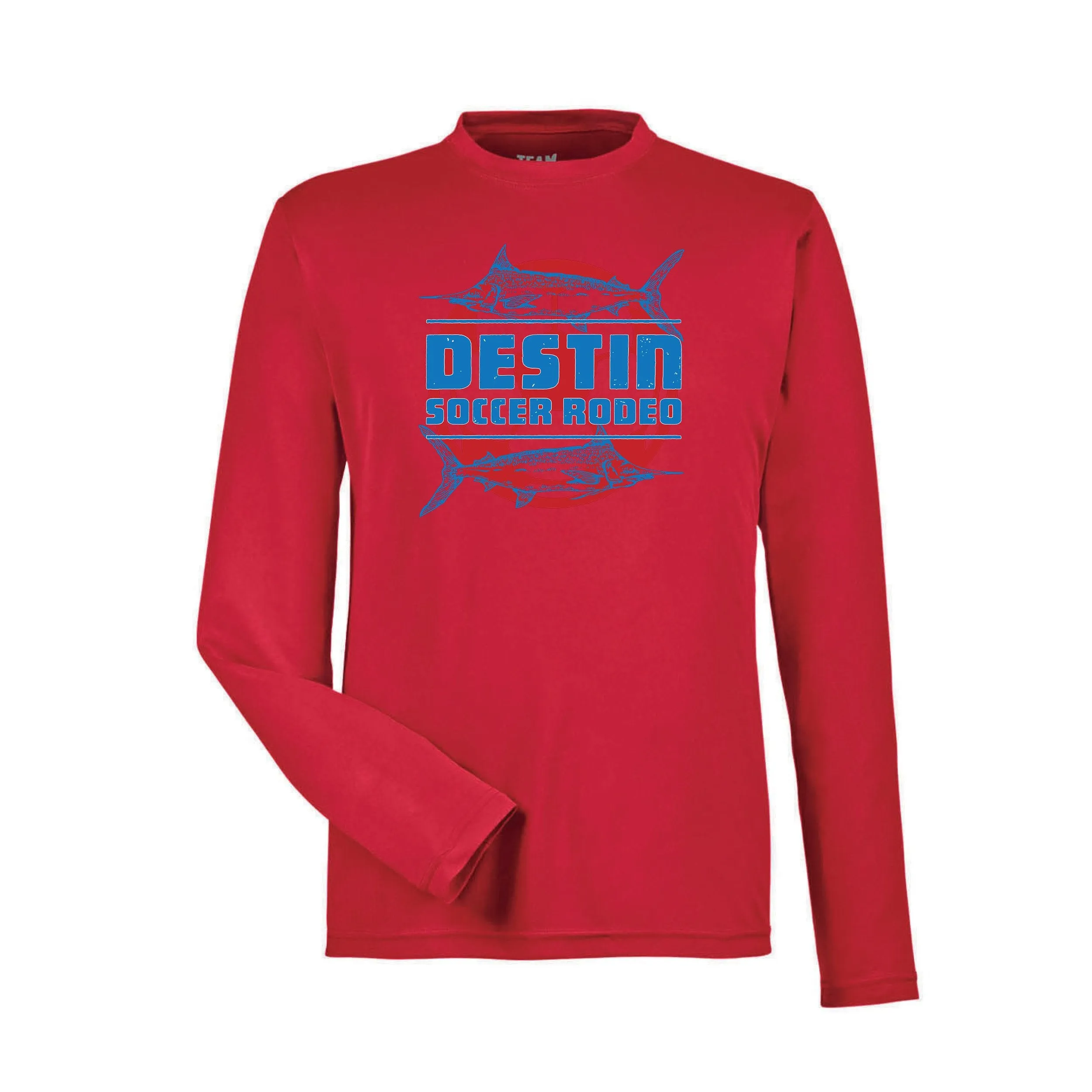 Team 365 Zone Performance Long Sleeve Shirts Destin Soccer Rodeo