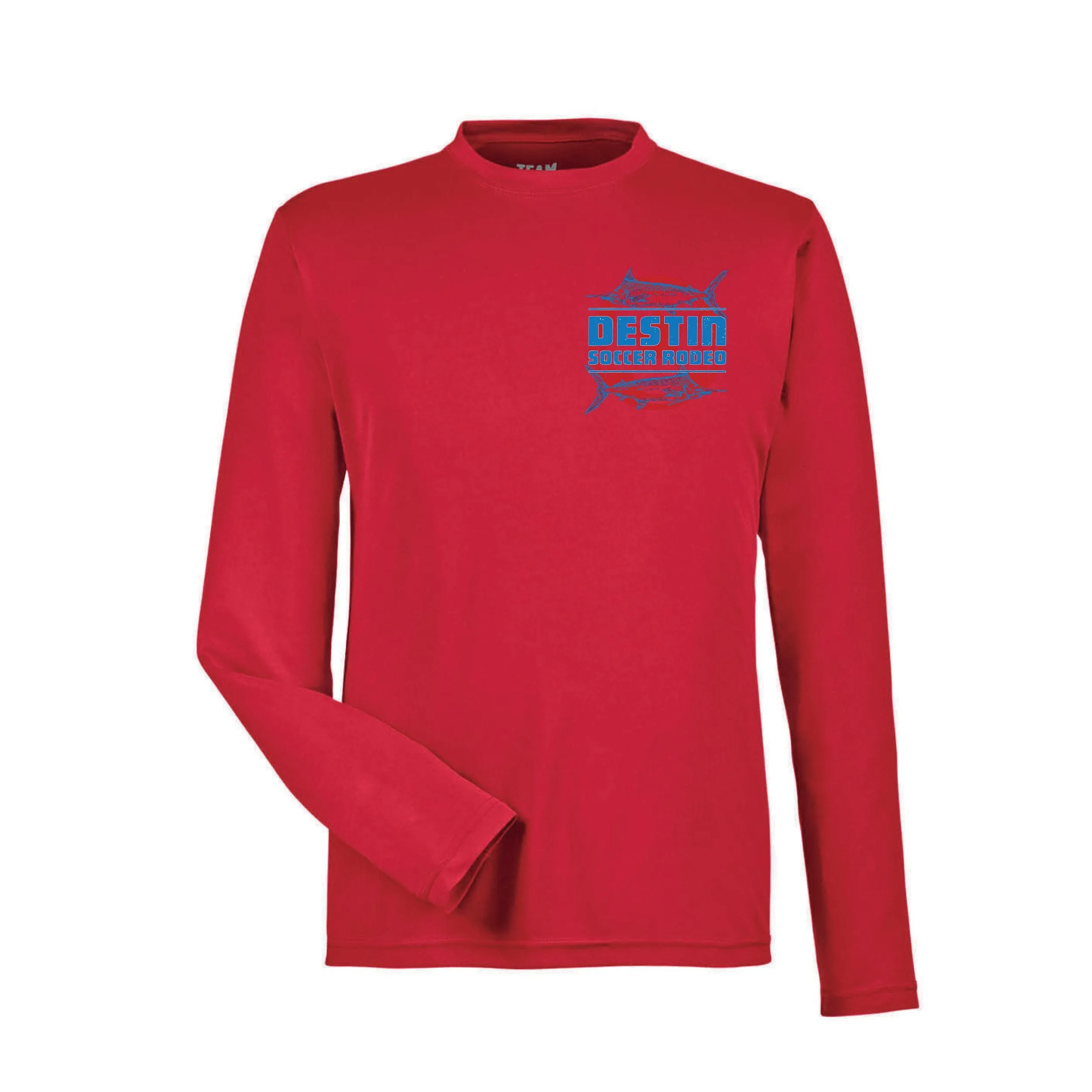Team 365 Zone Performance Long Sleeve Shirts Destin Soccer Rodeo