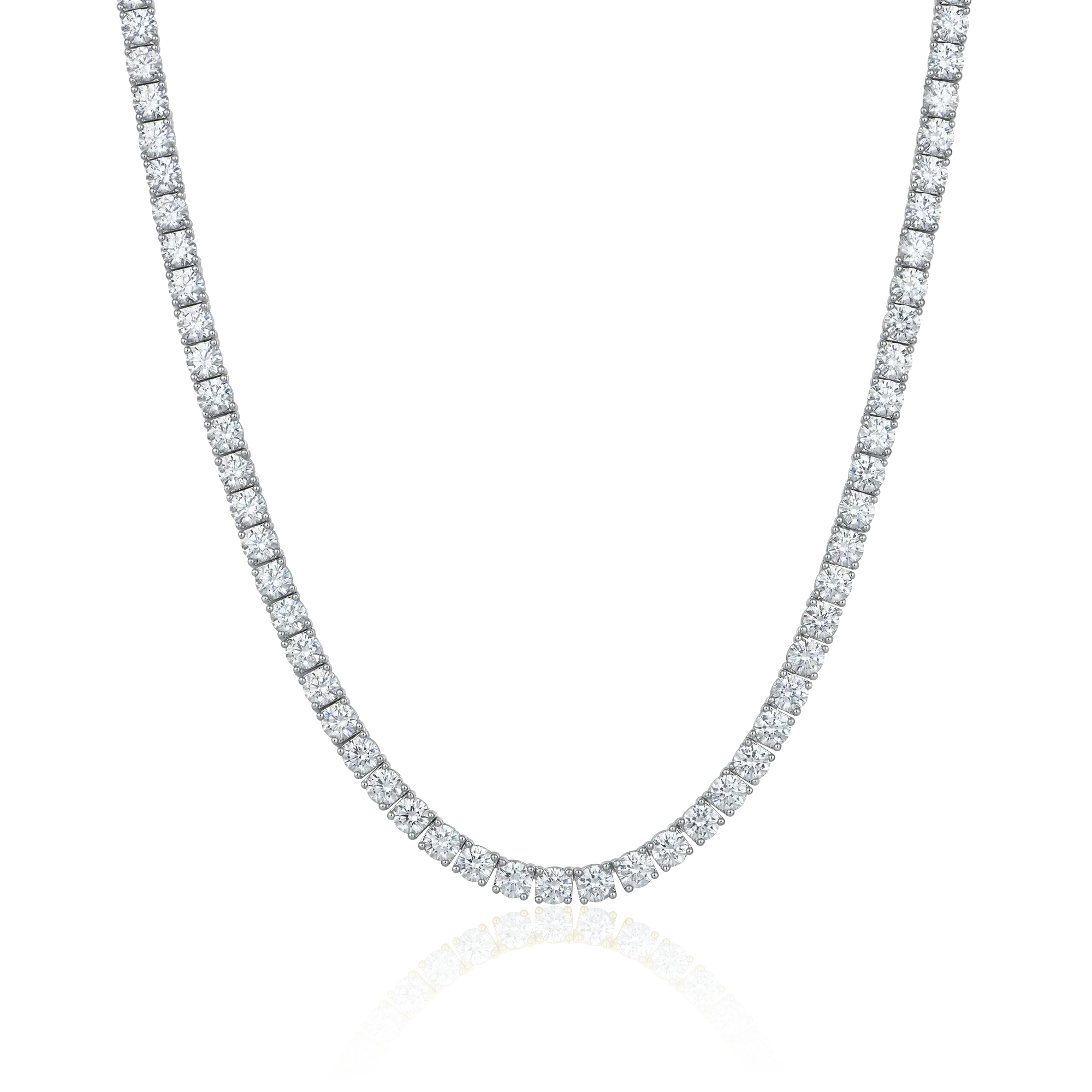 Tennis Chain & Clover Bracelet Earrings Set
