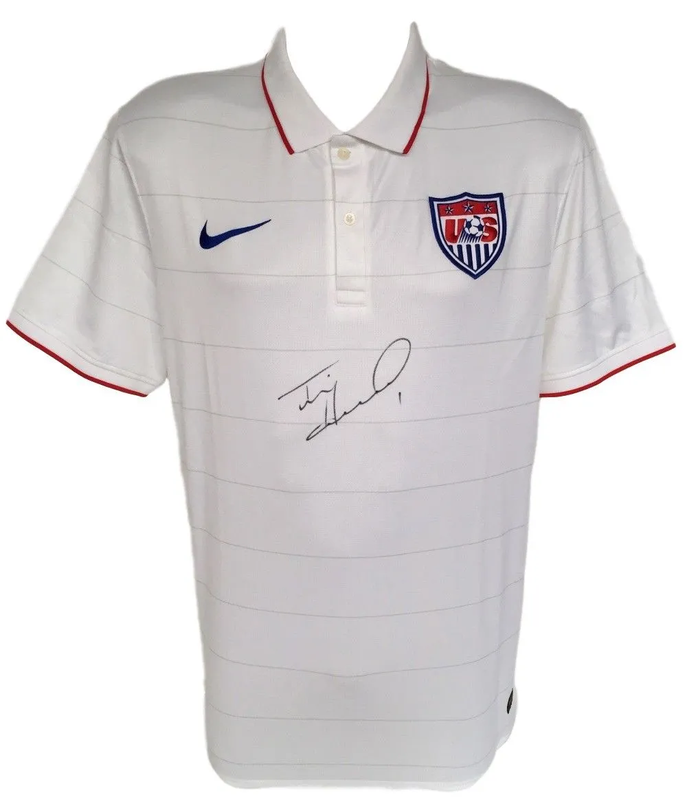 Tim Howard Signed Autographed Team USA Soccer Jersey (JSA COA)
