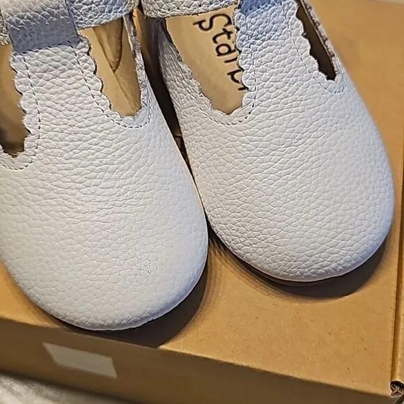 Toddler size 7 Starbie hard sole shoes