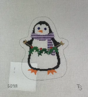 Two Sisters Needlepoint G02A Penguin Trees