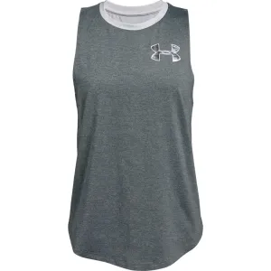 Under Armour Pitch Gray Light Heather HeatGear Tank