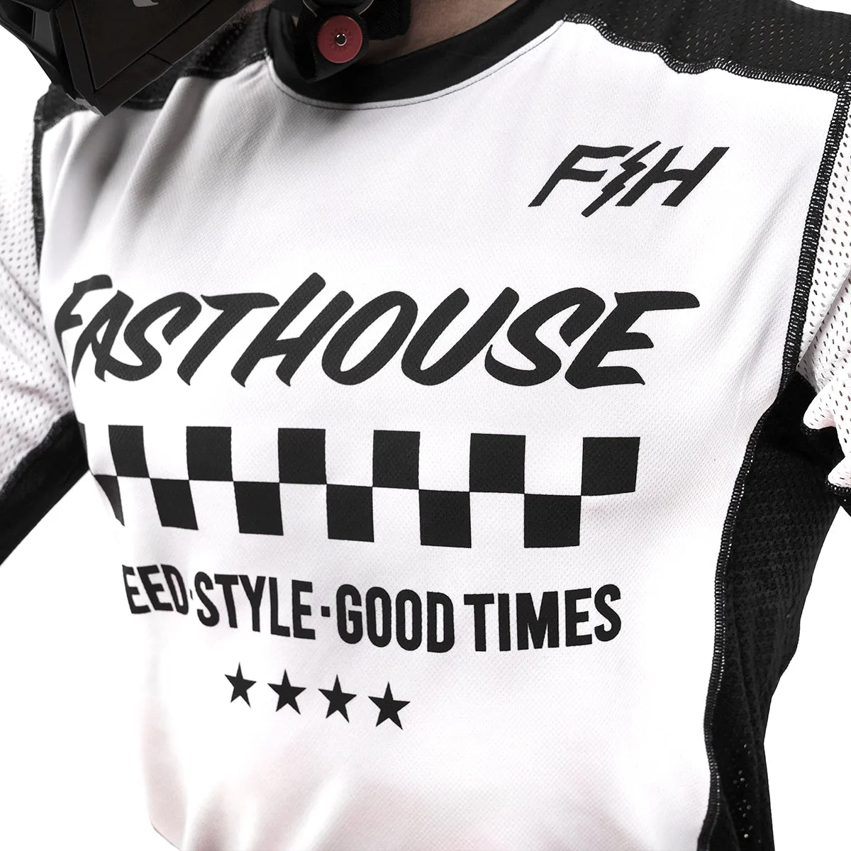 USA Originals Air Cooled Youth Jersey - White/Black