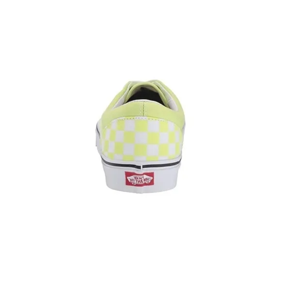 Vans Era Checkerboard Sharp Green, True White Checkerboard Shoes VN0A4BV4VXK
