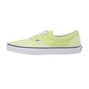 Vans Era Checkerboard Sharp Green, True White Checkerboard Shoes VN0A4BV4VXK