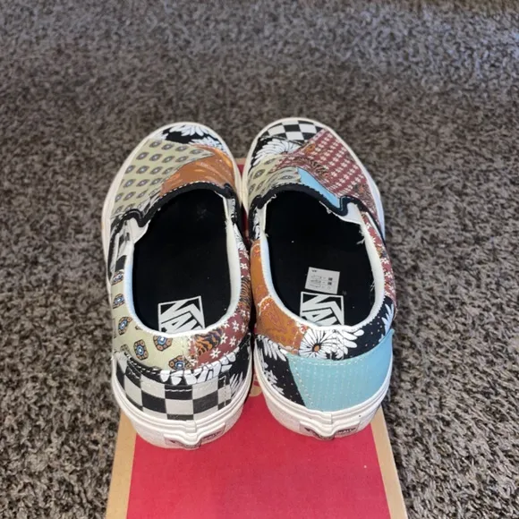 Vans Patchwork Slip On‎ Shoes!