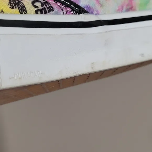 Vans Shroom Doom Slip On Skate Shoes Men's Size 7 Women's Size 8.5 Retro EUC